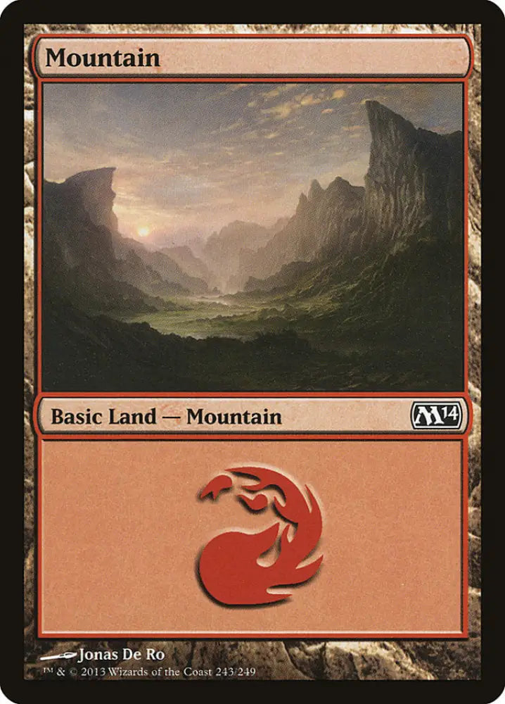 Mountain (243) [Magic 2014] - MTG Single