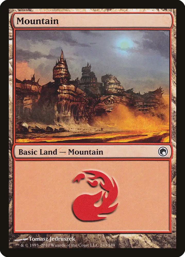 Mountain (243) [Scars of Mirrodin] - MTG Single