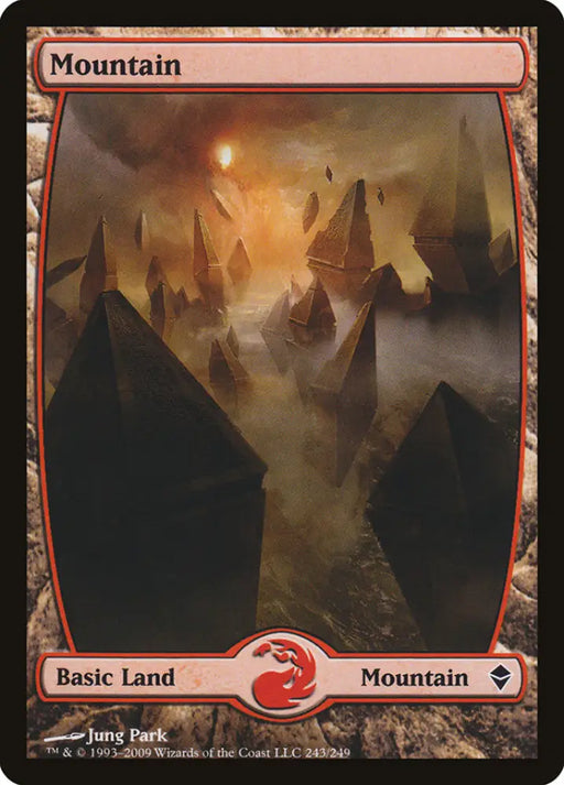 Mountain (243) [Zendikar] - MTG Single
