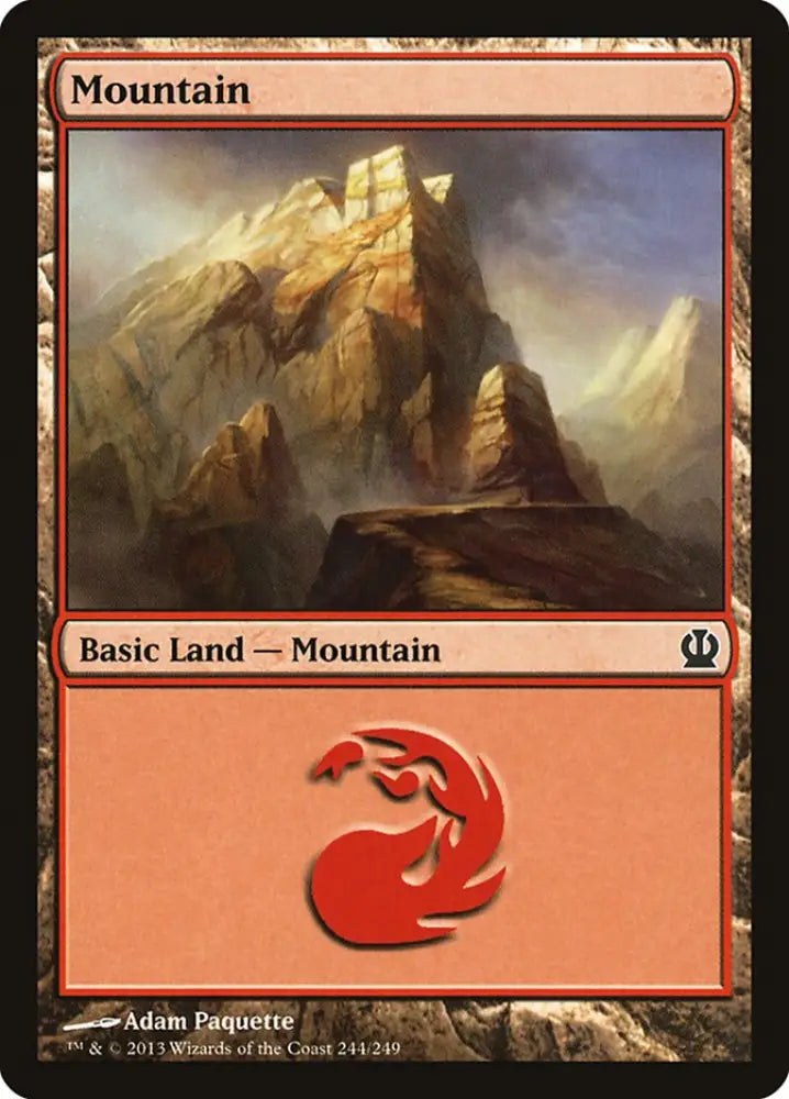 Mountain (244) [Theros] - MTG Single
