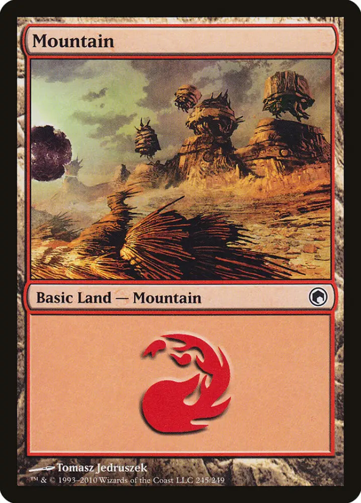 Mountain (245) [Scars of Mirrodin] - MTG Single