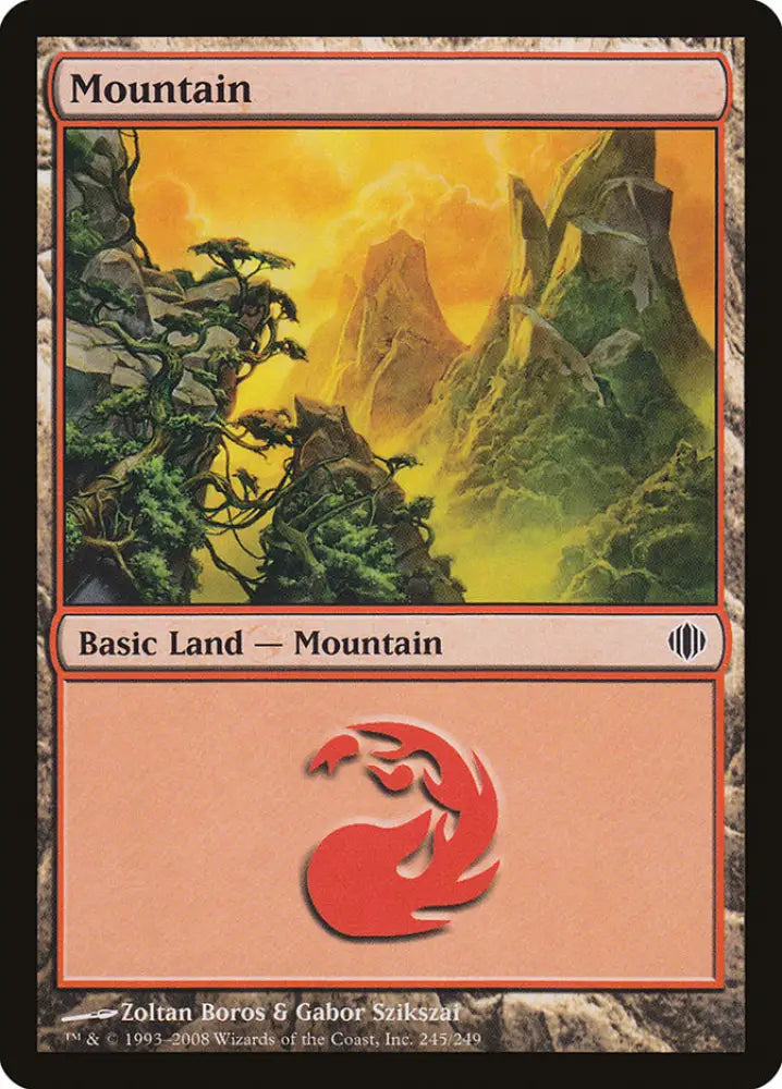 Mountain (245) [Shards of Alara] - MTG Single