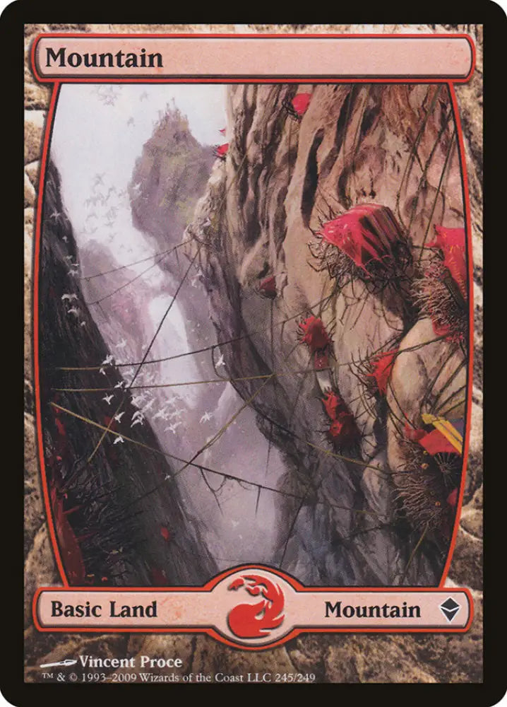 Mountain (245) [Zendikar] - MTG Single