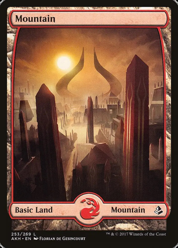 Mountain (253) [Amonkhet] - MTG Single