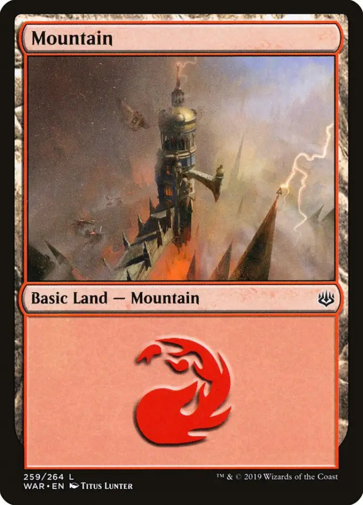 Mountain (259) [War of the Spark] - MTG Single