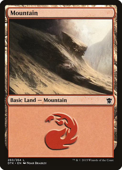 Mountain (260) [Dragons of Tarkir] - MTG Single