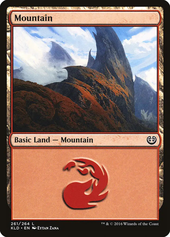 Mountain (261) [Kaladesh] - MTG Single
