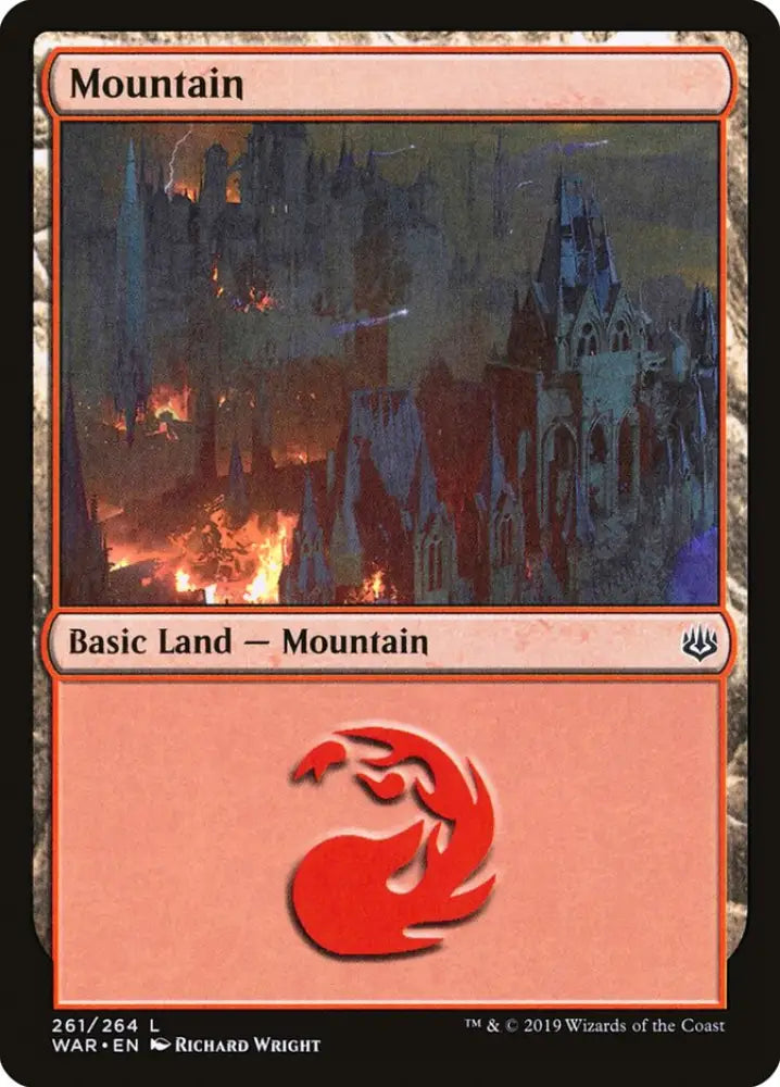 Mountain (261) [War of the Spark] - MTG Single