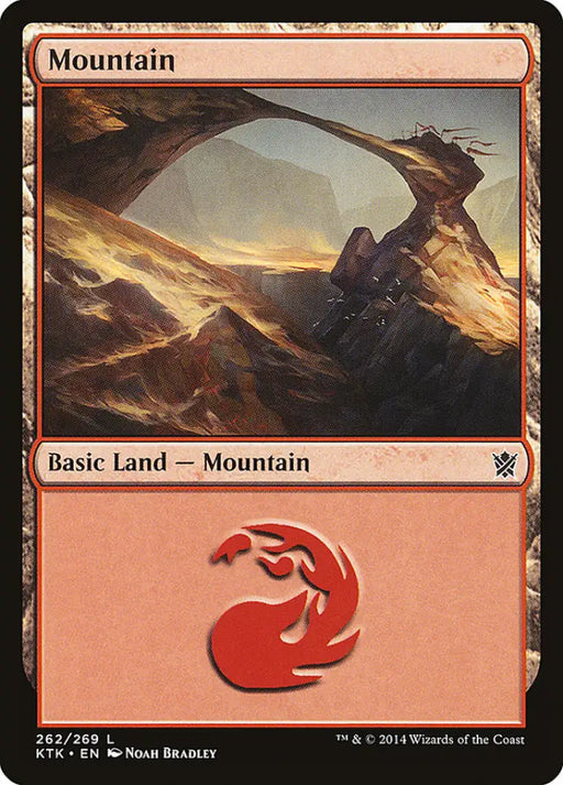 Mountain (262) [Khans of Tarkir] - MTG Single