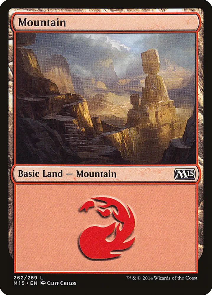 Mountain (262) [Magic 2015] - MTG Single