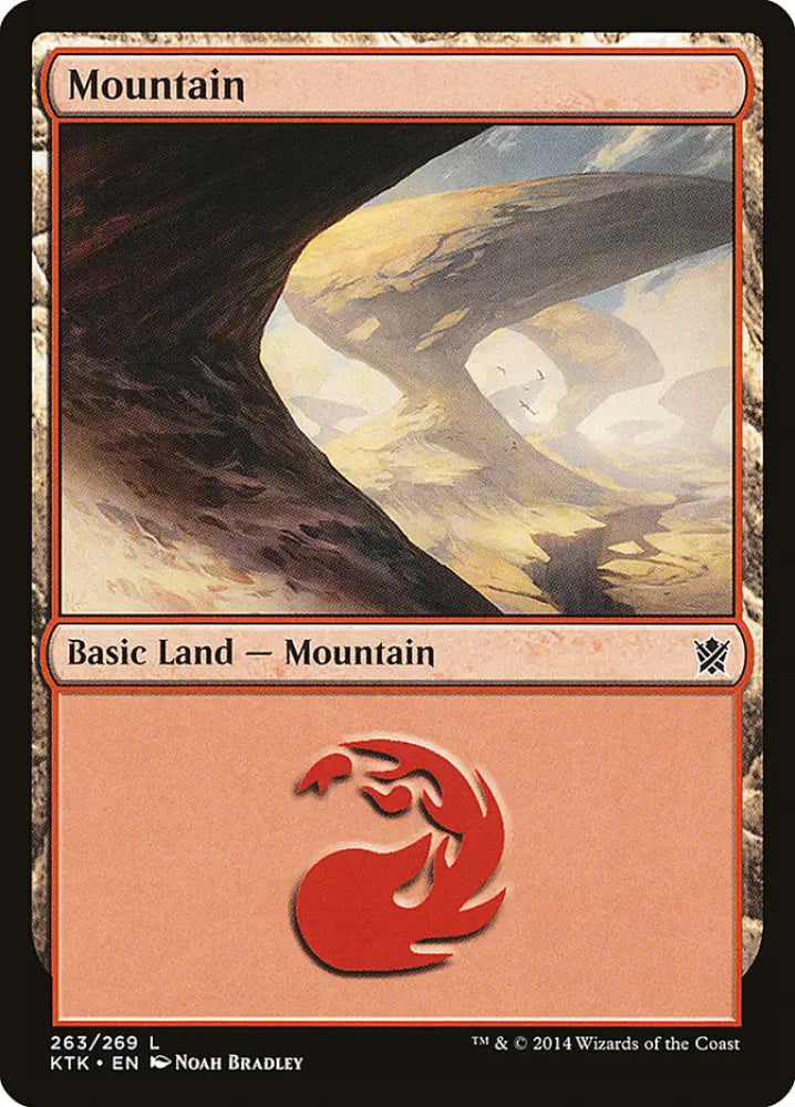 Mountain (263) [Khans of Tarkir] - MTG Single