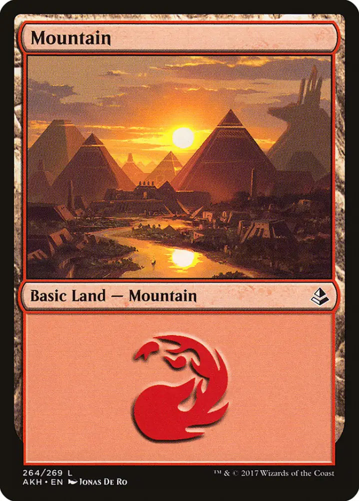 Mountain (264) [Amonkhet] - MTG Single