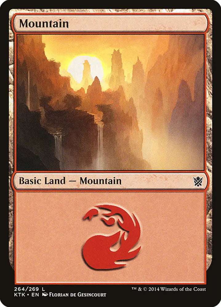 Mountain (264) [Khans of Tarkir] - MTG Single
