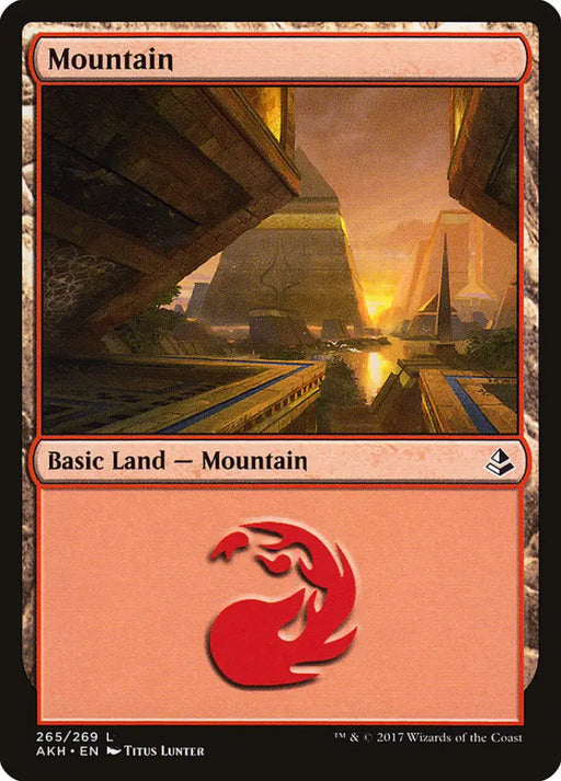 Mountain (265) [Amonkhet] - MTG Single