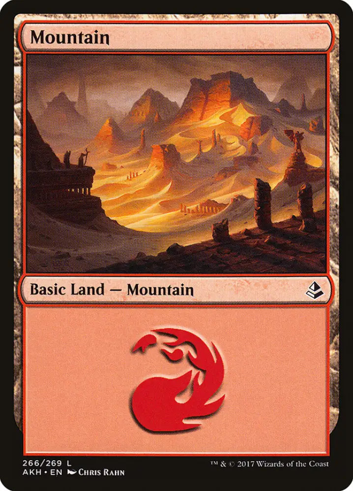 Mountain (266) [Amonkhet] - MTG Single