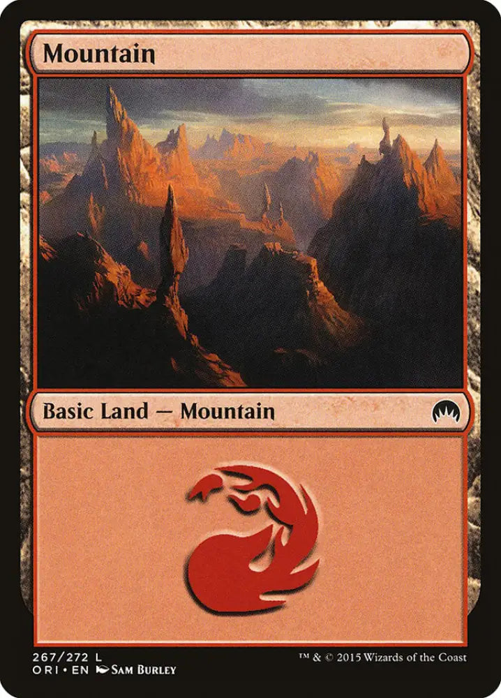 Mountain (267) [Magic Origins] - MTG Single