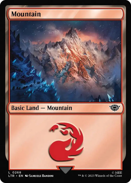 Mountain (268) [The Lord of the Rings: Tales of Middle-Earth] - MTG Single