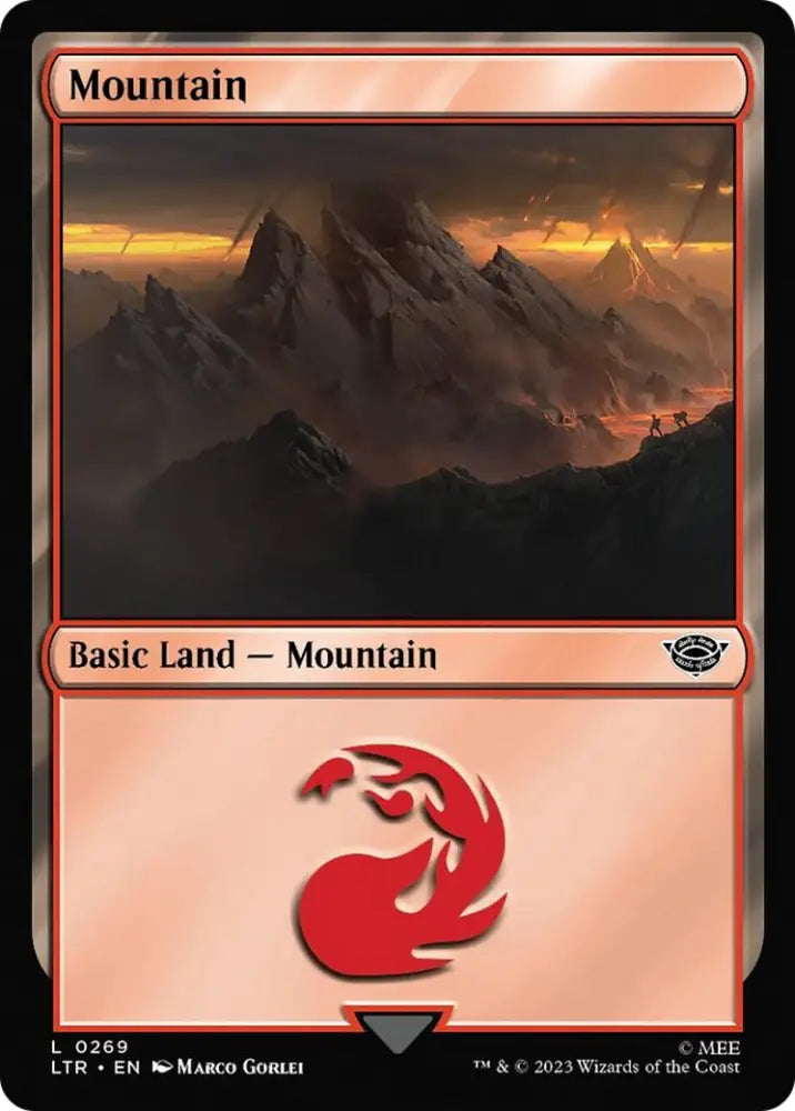 Mountain (269) [The Lord of the Rings: Tales of Middle-Earth] - MTG Single