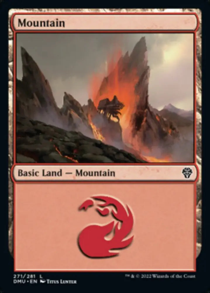 Mountain (271) [Dominaria United] - MTG Single