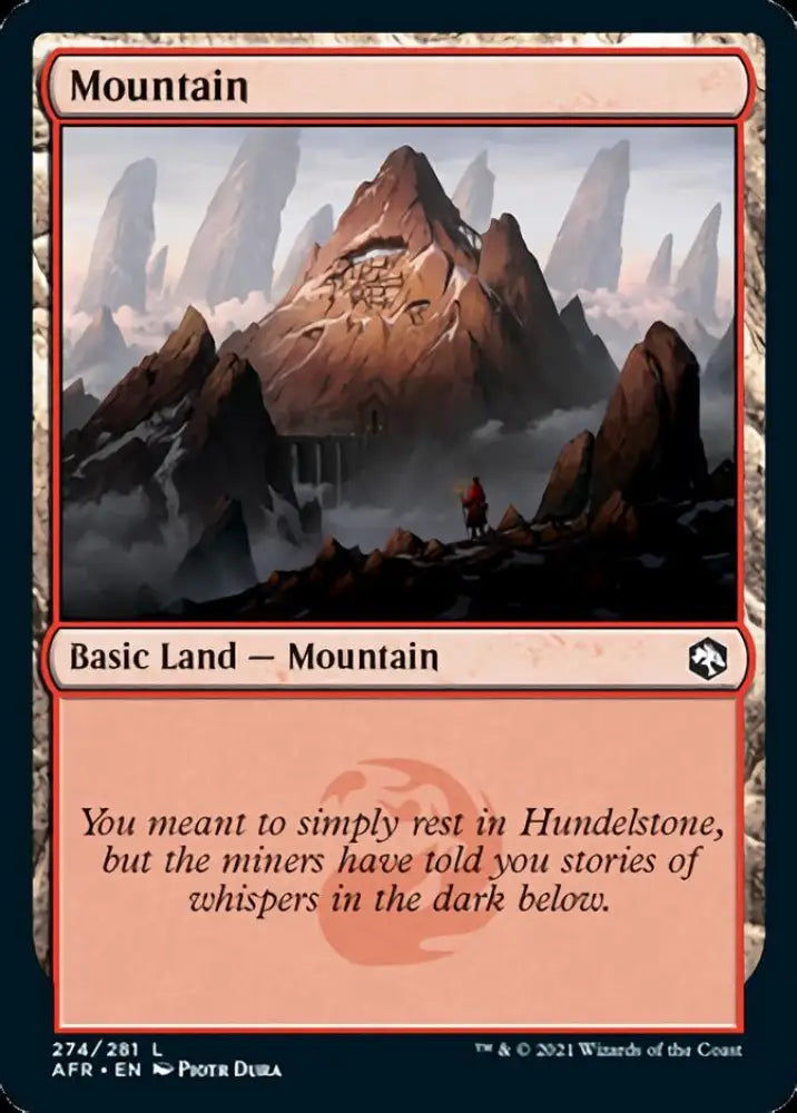 Mountain (274) [Dungeons & Dragons: Adventures in the Forgotten Realms] - MTG Single