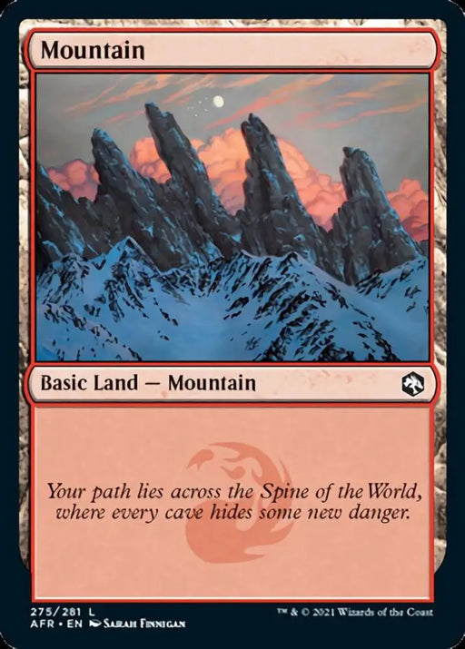 Mountain (275) [Dungeons & Dragons: Adventures in the Forgotten Realms] - MTG Single