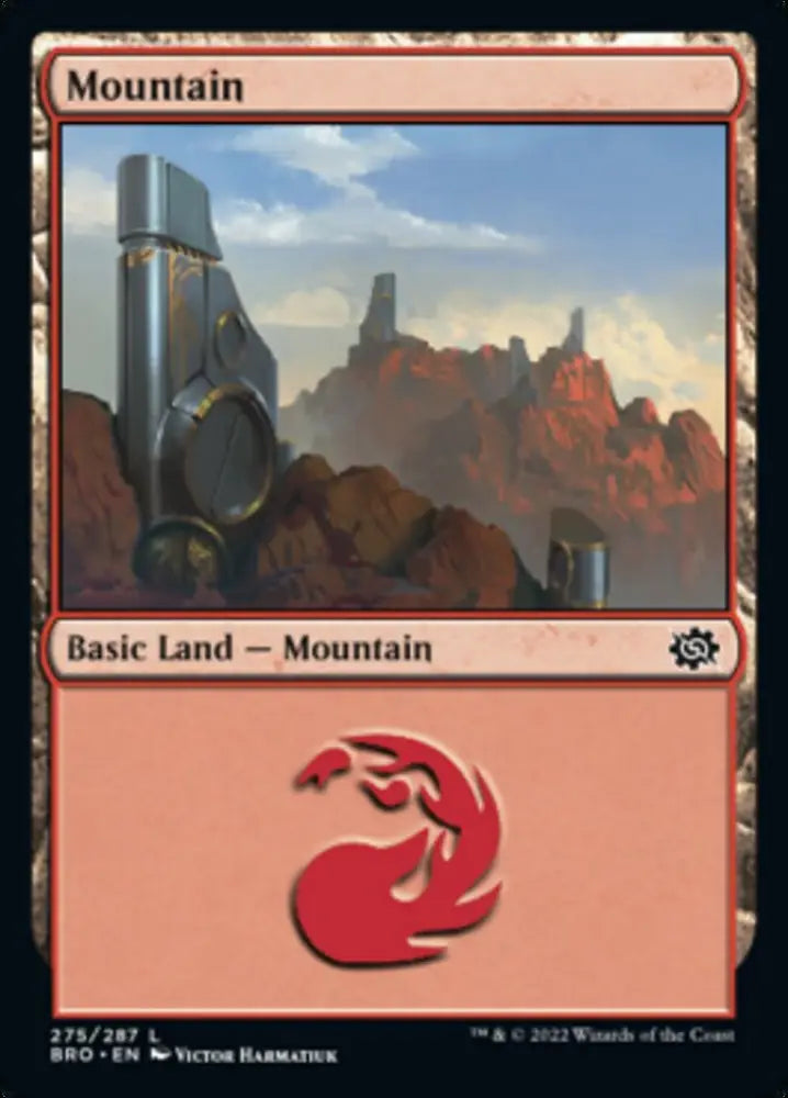 Mountain (275) [The Brothers’ War] - MTG Single