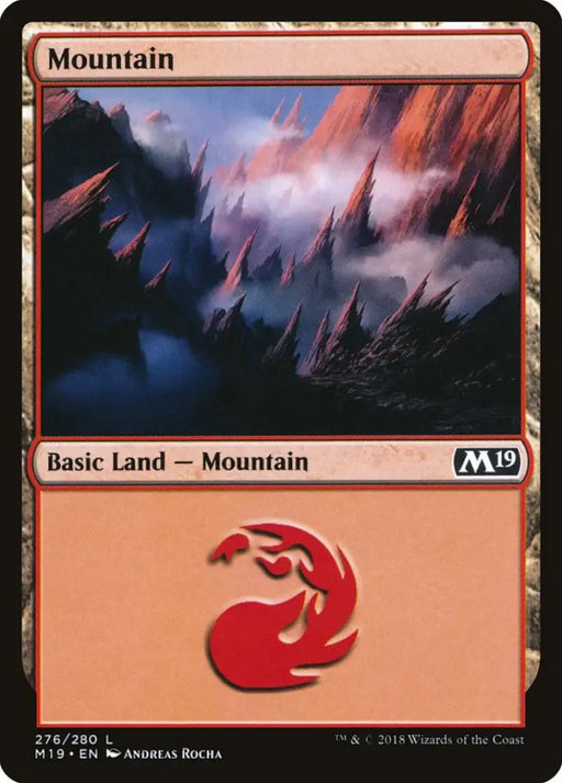 Mountain (276) [Core Set 2019] - MTG Single