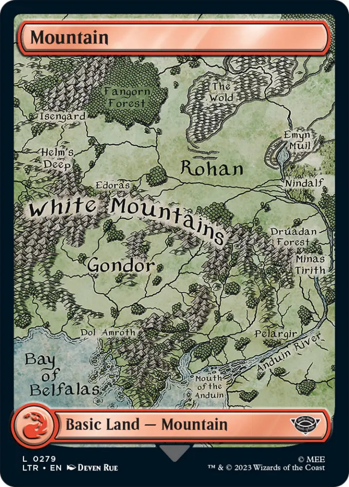 Mountain (279) [The Lord of the Rings: Tales of Middle-Earth] - MTG Single
