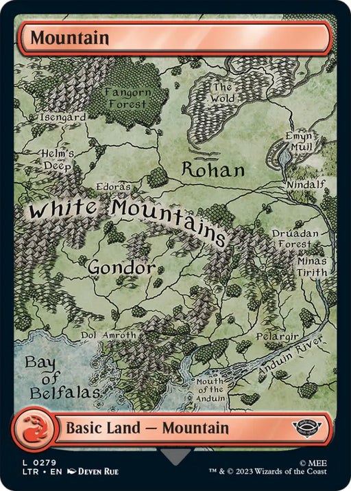 Mountain (279) [The Lord of the Rings: Tales of Middle-Earth] - MTG Single