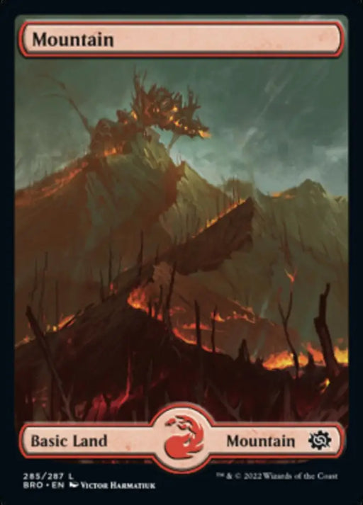 Mountain (285) [The Brothers’ War] - MTG Single
