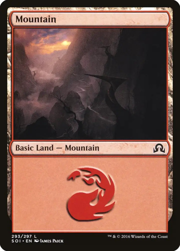 Mountain (293) [Shadows over Innistrad] - MTG Single