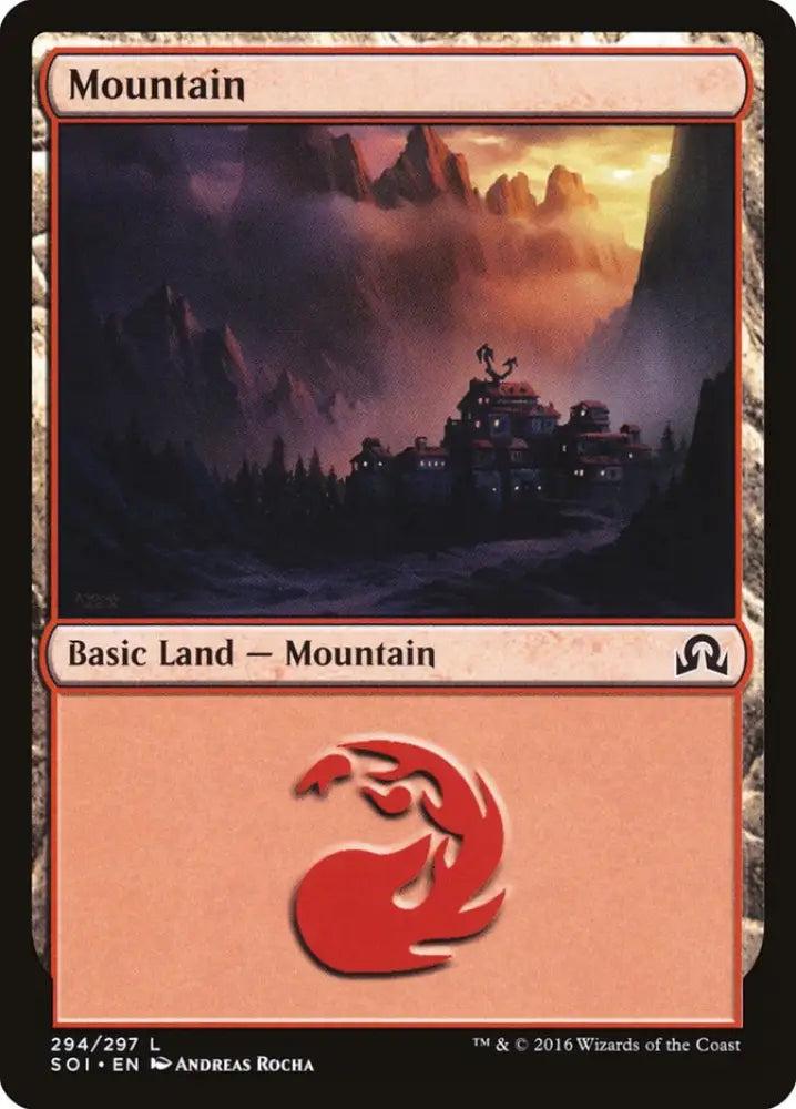 Mountain (294) [Shadows over Innistrad] - MTG Single