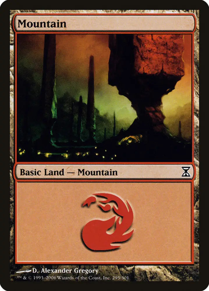 Mountain (295) [Time Spiral] - MTG Single