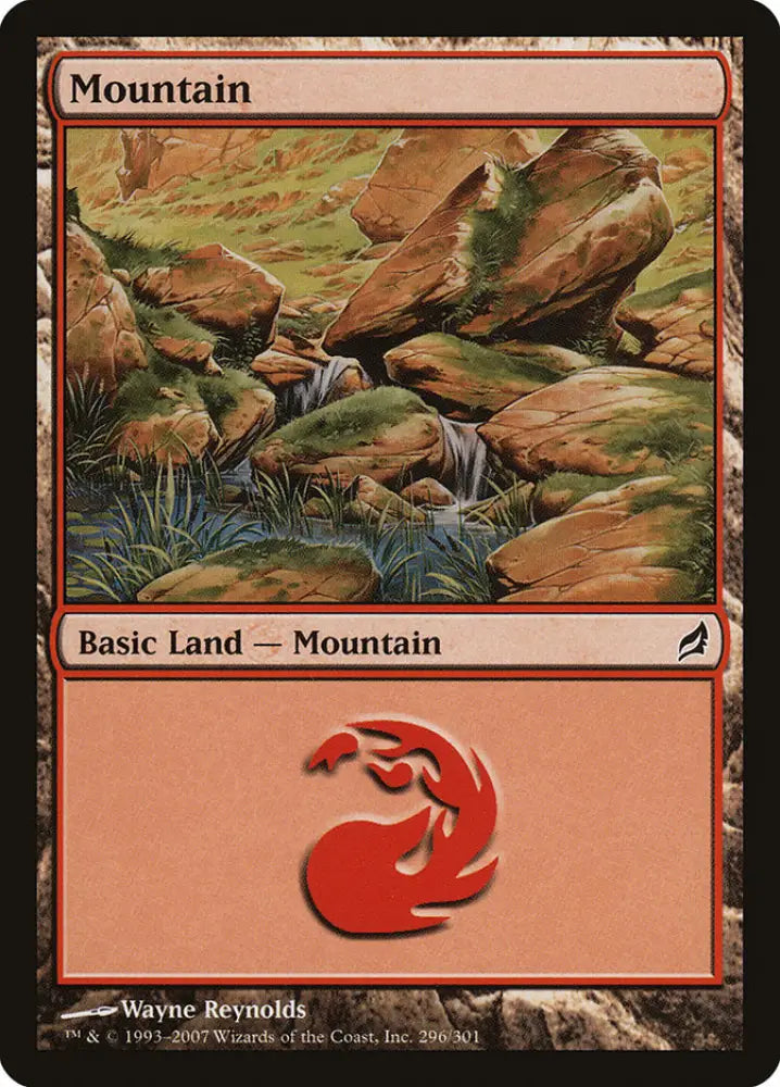 Mountain (296) [Lorwyn] - MTG Single