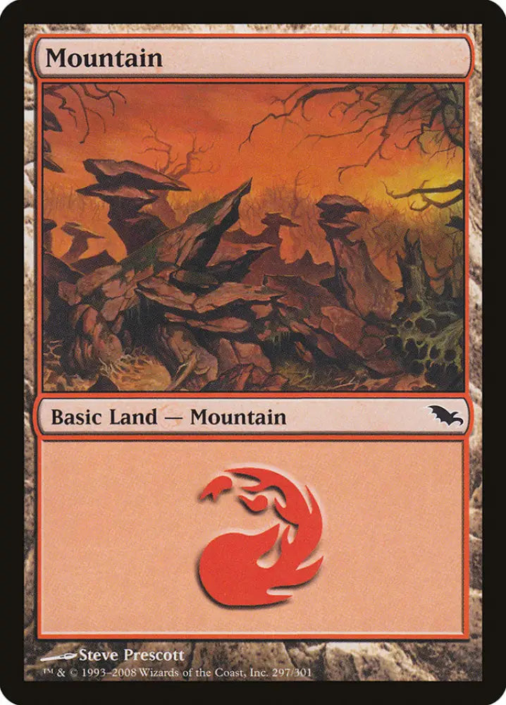 Mountain (297) [Shadowmoor] - MTG Single