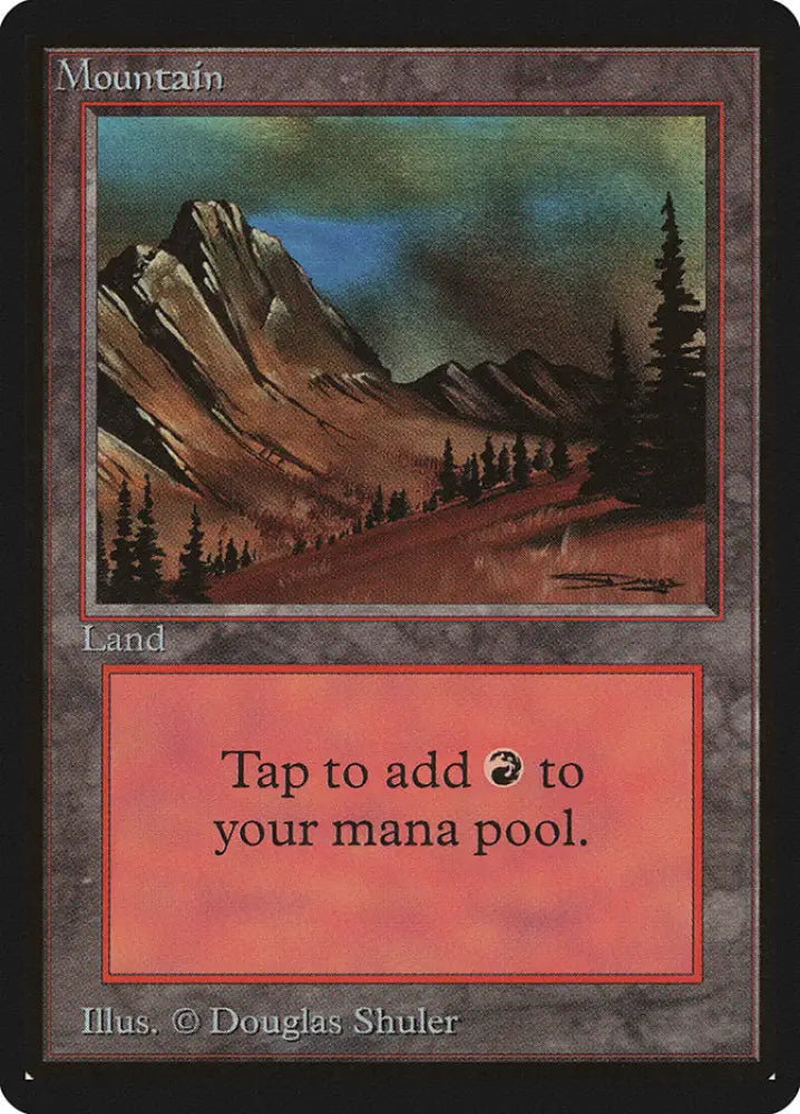 Mountain (299) [Beta Edition] - MTG Single