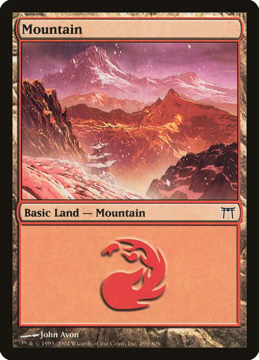 Mountain (299) [Champions of Kamigawa] - MTG Single