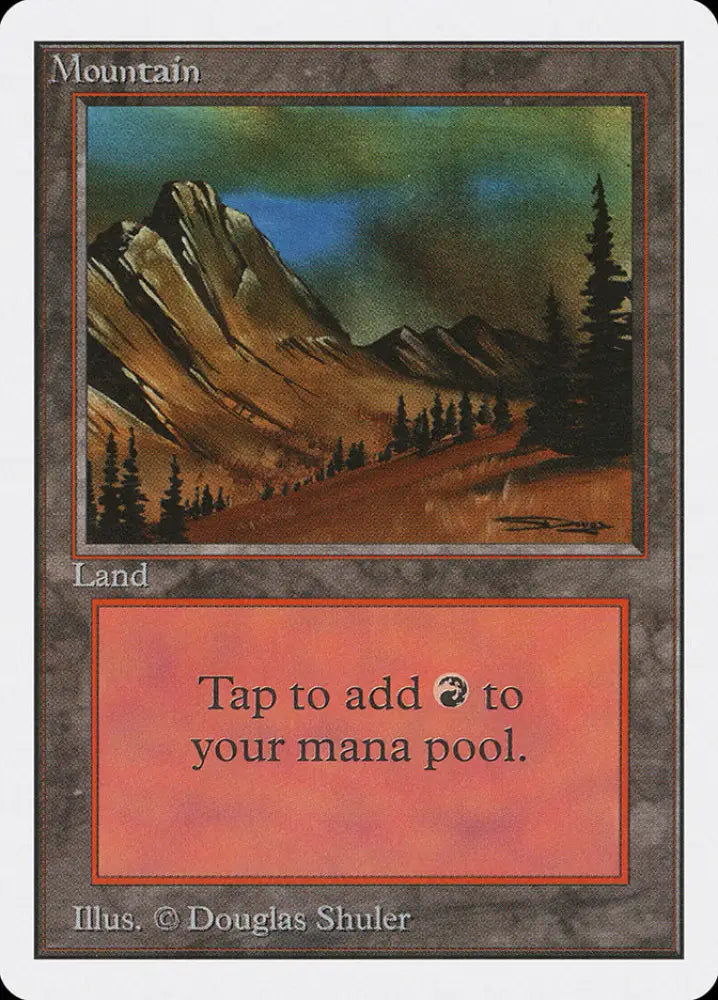 Mountain (299) [Unlimited Edition] - MTG Single