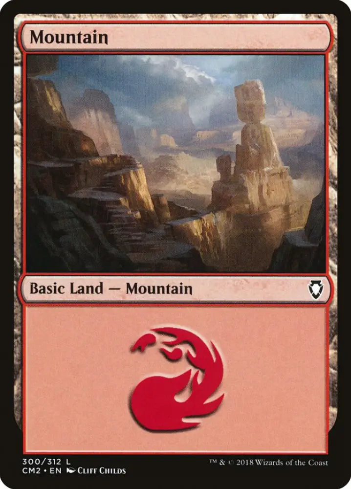Mountain (300) [Commander Anthology Volume II] - MTG Single
