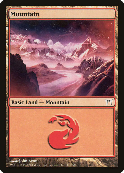 Mountain (301) [Champions of Kamigawa] - MTG Single
