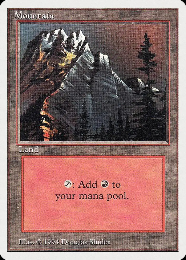 Mountain (301) [Summer Magic / Edgar] - MTG Single