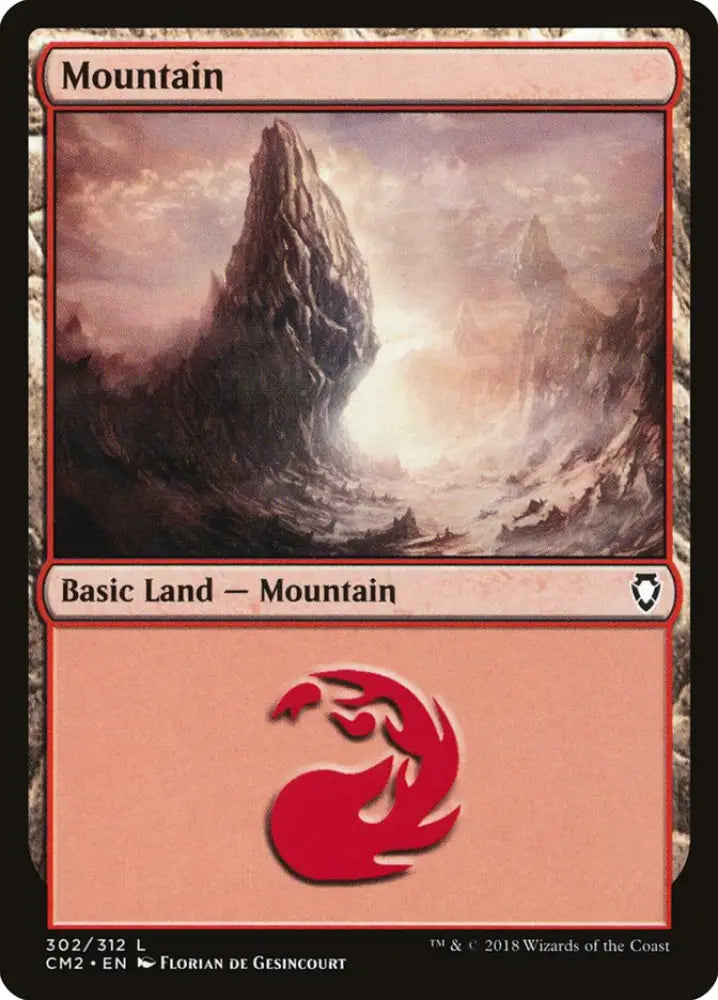 Mountain (302) [Commander Anthology Volume II] - MTG Single
