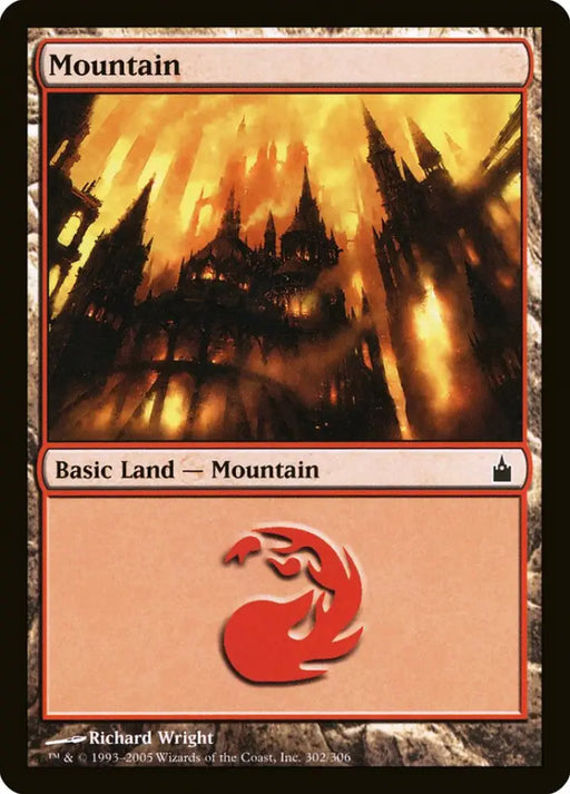 Mountain (302) [Ravnica: City of Guilds] - MTG Single