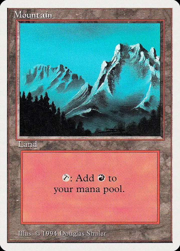 Mountain (302) [Summer Magic / Edgar] - MTG Single