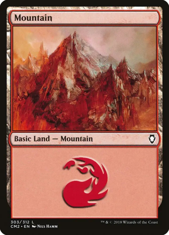 Mountain (303) [Commander Anthology Volume II] - MTG Single