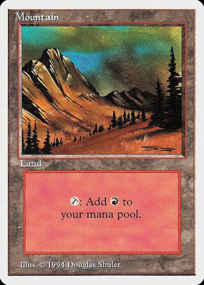 Mountain (303) [Summer Magic / Edgar] - MTG Single