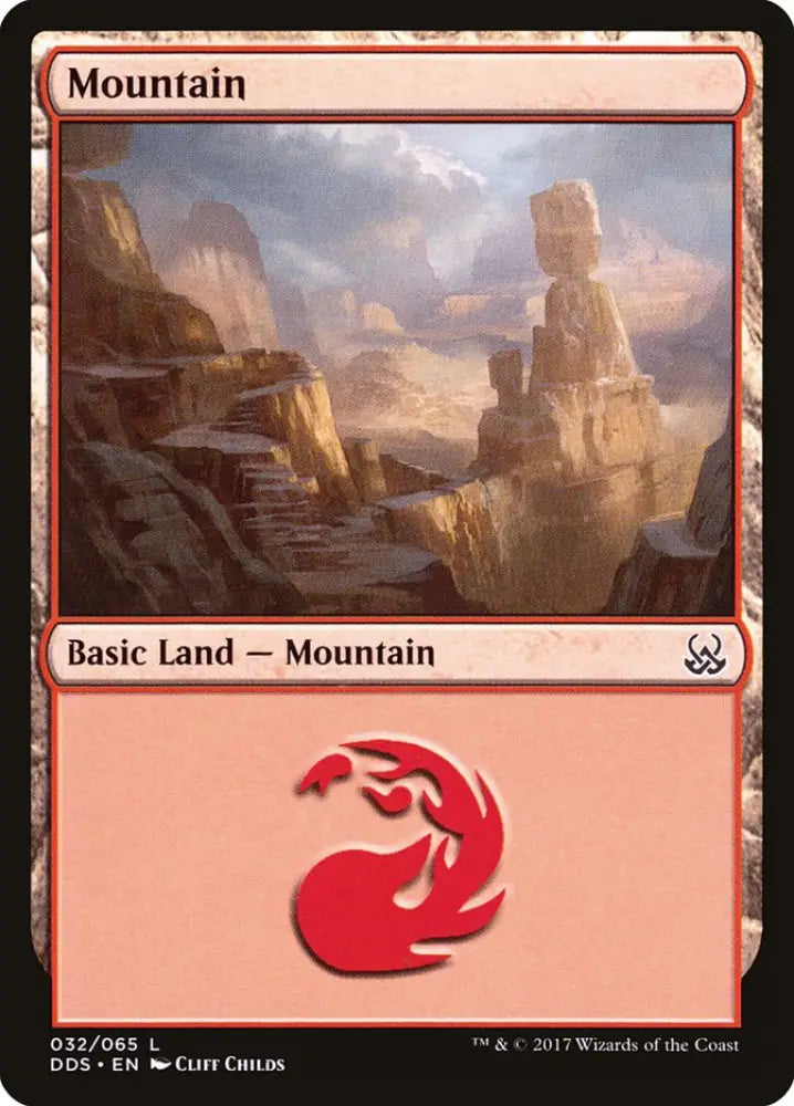 Mountain (32) [Duel Decks: Mind vs. Might] - MTG Single