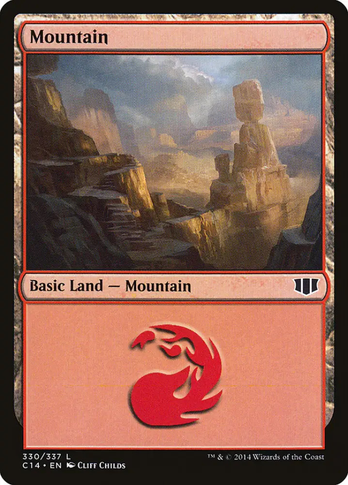 Mountain (330) [Commander 2014] - MTG Single