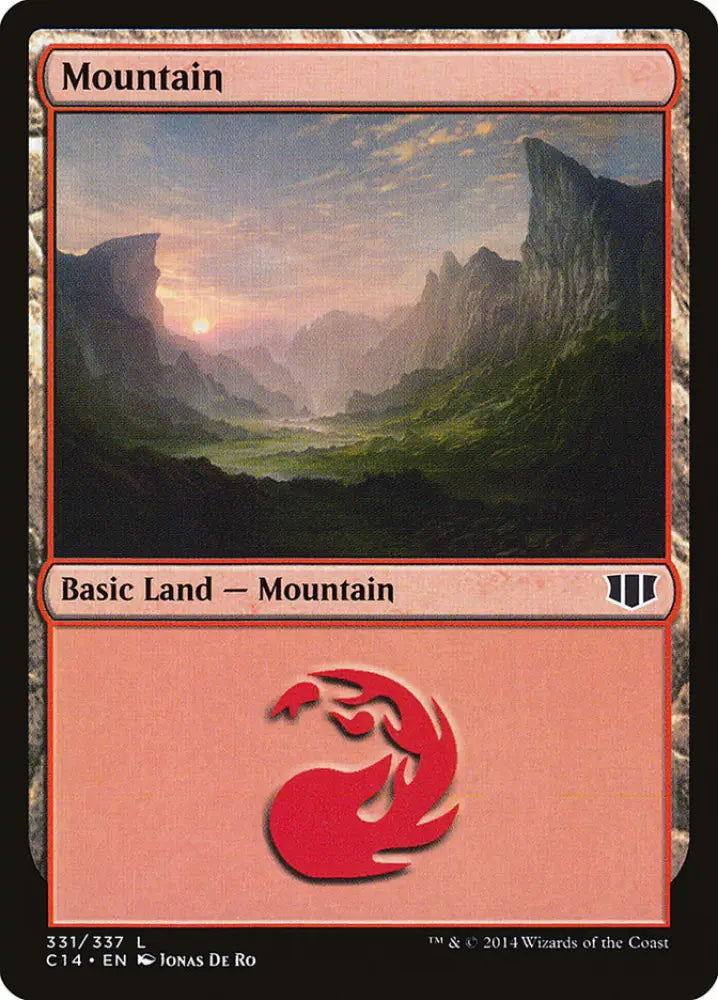 Mountain (331) [Commander 2014] - MTG Single