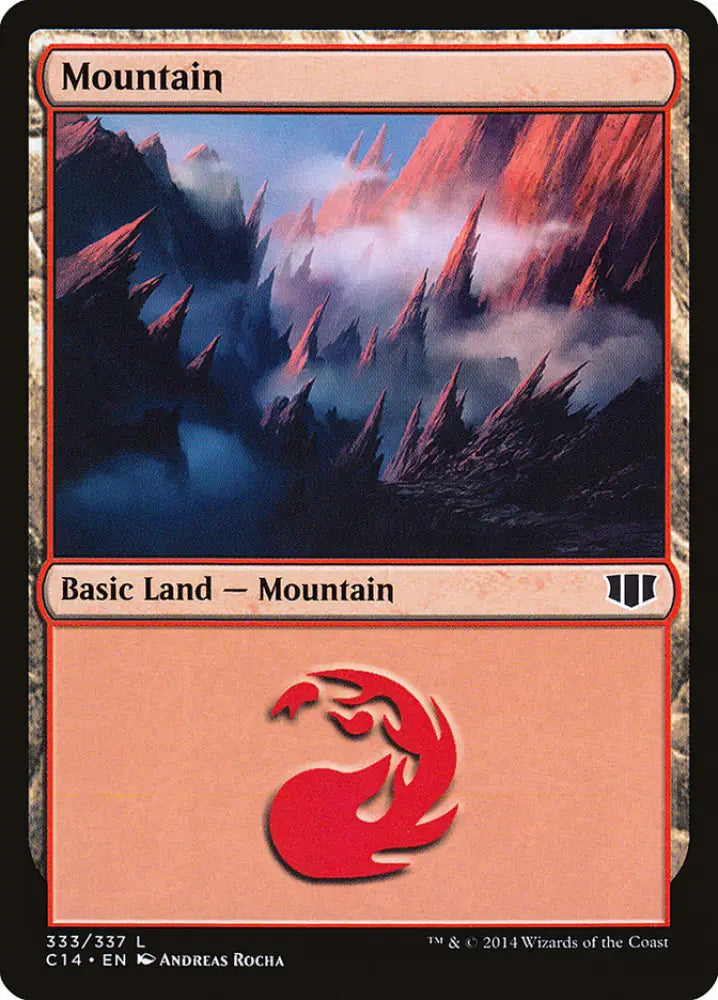 Mountain (333) [Commander 2014] - MTG Single